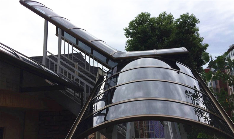 獨(dú)特的美來自至尊卡爾鋁合金雨棚