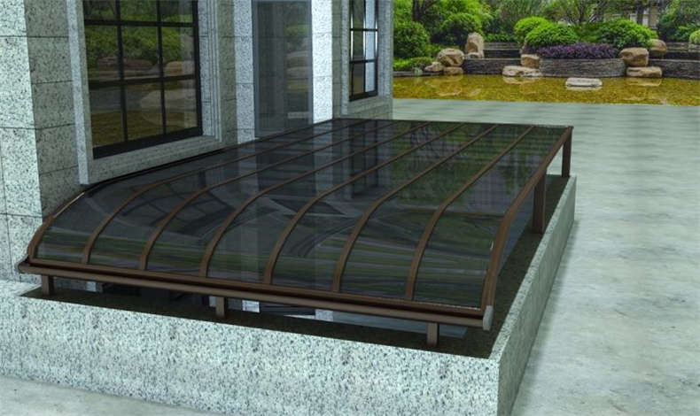 小區天井雨棚用什么材質好？