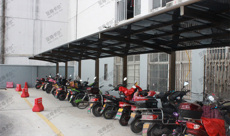 室外自行車棚材質(zhì)都有哪些？選什么材質(zhì)的自行車棚性價比高？