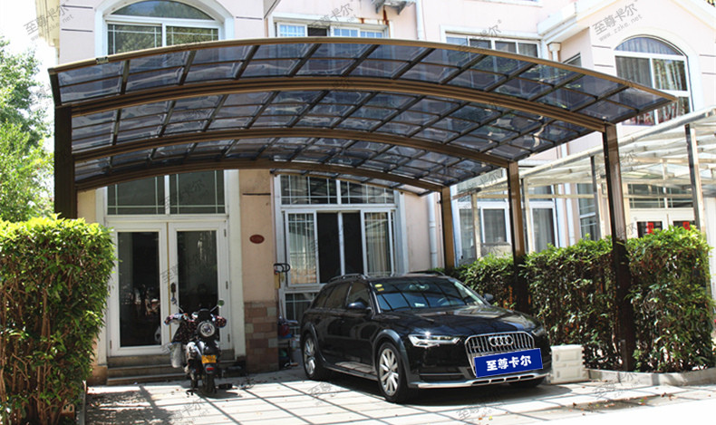 含淚忠告：汽車停車棚千萬別選膜結構汽車棚