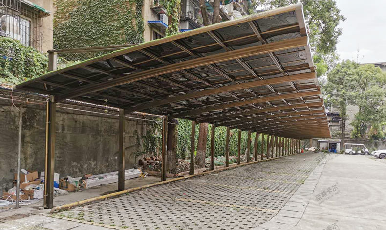 想要做大型車棚？看了這些大型車棚效果圖才明白要怎么做