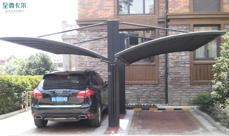 汽車停車棚圖片大全？